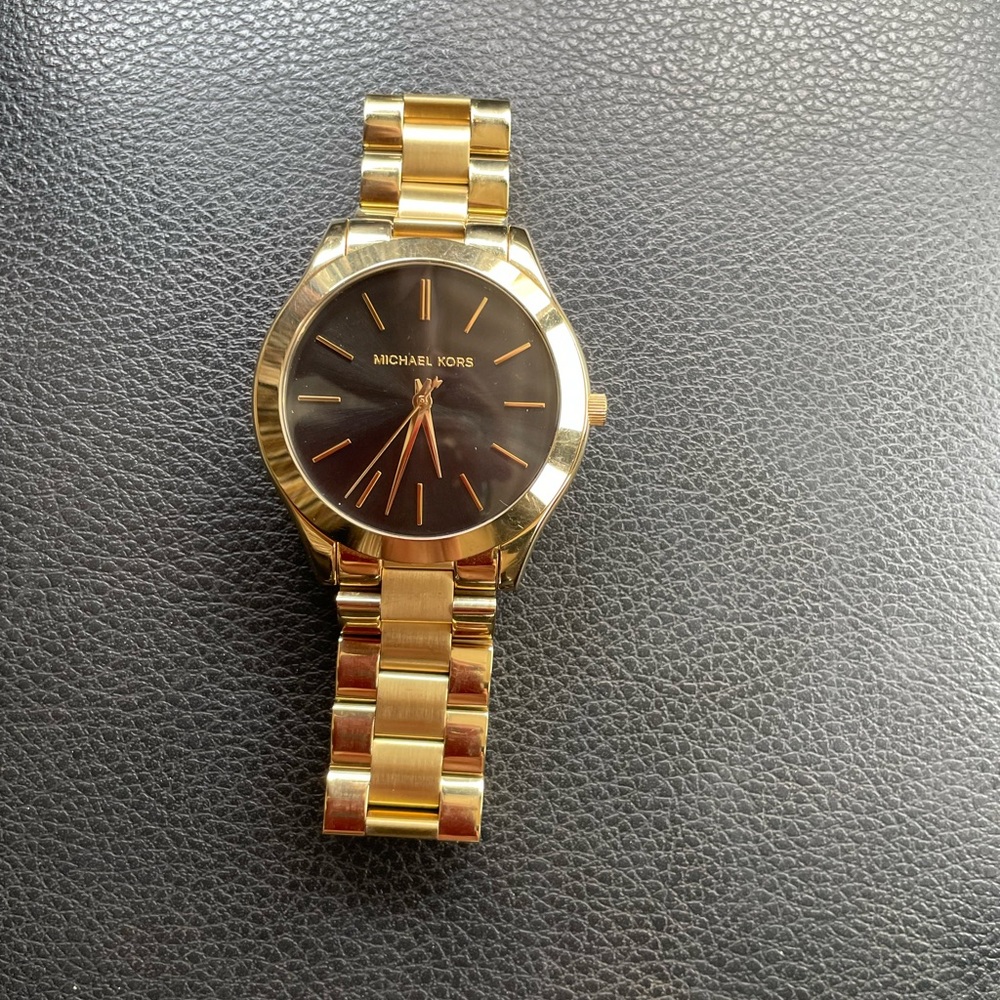 Gold Michael Kors watch